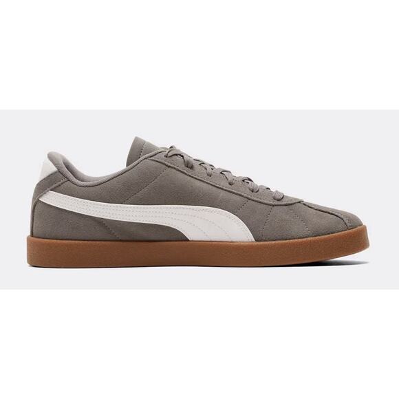 Puma Club II Trainers in Grey and White. Size 10